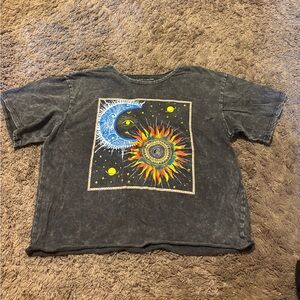 Sun and Moon Graphic T-Shirt